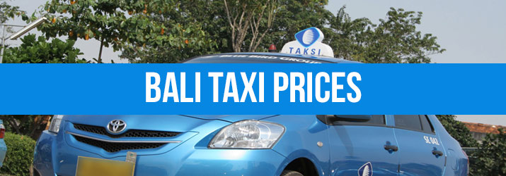 Bali Taxi Prices